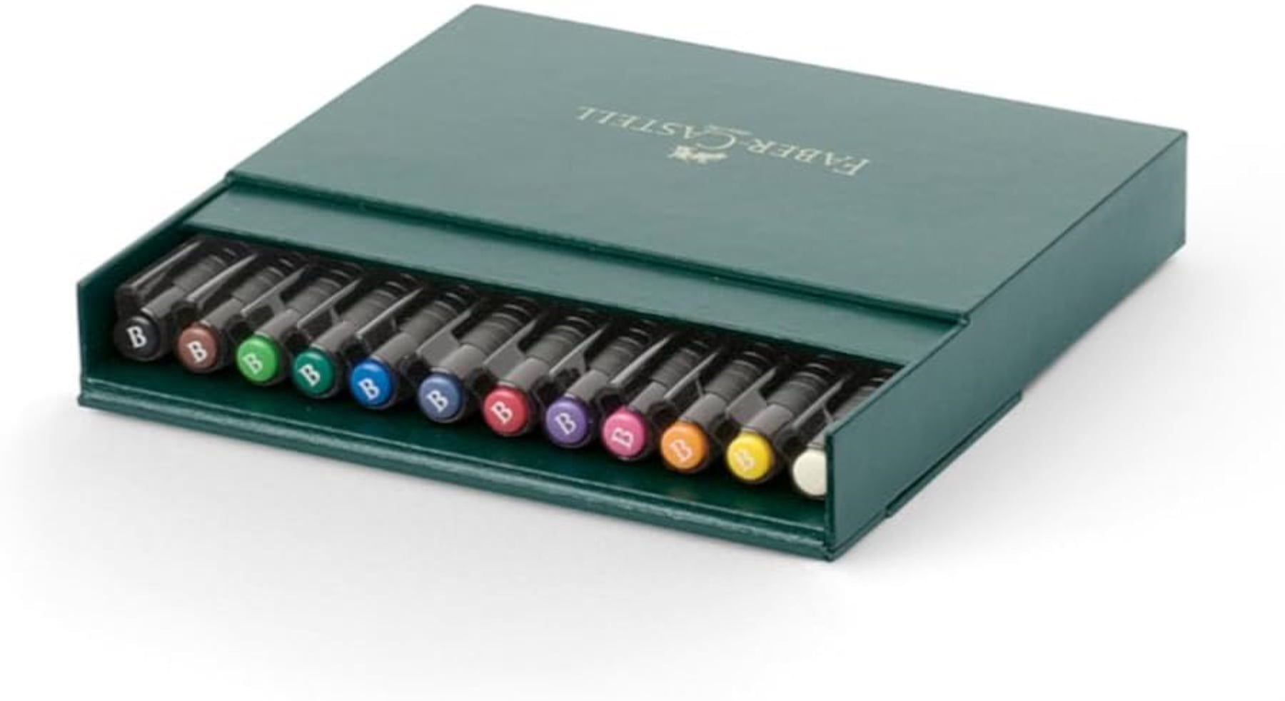 Faber-Castell Pitt Artist Pens - Assorted Colors, Set of 12