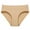 Beige, variant on Gkeoshab Women's Cotton Underwear High Waist Womens Abdominal Low Waist Seamless Elastic T Pants Seamless Solid Color Waist Thin Panties