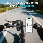 Electric Scooter for Adults – 8.5/10/12 Tires,Peak 500W-700W Motor, 15-30 Miles Range, Up to 20 MPH – Foldable Commuter Scooter for Men & Women