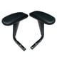 thumbnail image 2 of Par de reposabrazos de repuesto para silla, 2 unidades, elevación suave, accesorios reutilizables. Negro Liso, 2 of 9