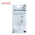thumbnail image 1 of 10 Ensembles Adaptateurs de Carte SIM Nano Micro Mini Standard Kit Outils d'Adaptateur, 1 of 6