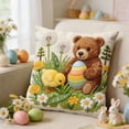 thumbnail image 4 of SLYNSHome Spring Throw Pillow Covers Vintage Animal Flowers Pillow Cases Cottagecore Pillow Cover for Couch Sofa Decor, 4 of 7