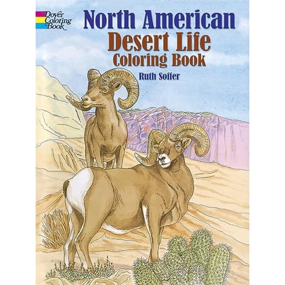 Pre-Owned Dover Nature Coloring Book: North American Desert Life Coloring Book (Paperback)