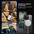 thumbnail image 3 of iPhone 14 Pro Max Case, iPhone 14 Pro Max Phone Case Compatible with Magsafe Translucent Matte Slim Anti-Scratch Military Grade Protective Magnetic iPhone 14 Pro Max Case, Black, 3 of 16