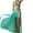 Green, variant on Bikini Cover Up Solid Color Stretchy Net Yarn Semi-Sheer Slit Cover Up Skirt for Vacation
