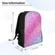 thumbnail image 4 of Fotbe Fun Rainbow Pink Mochila de Viaje para Laptop, Mochila Ejecutiva Delgada y Resistente 15.6", 4 of 8
