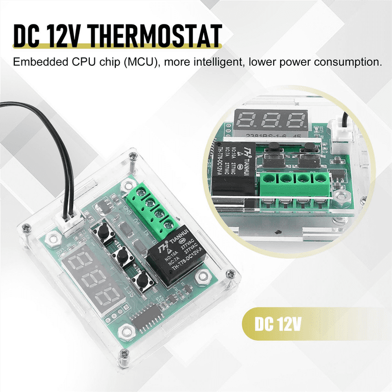 DC12V LED Digital Temperature Controller Switch NTC 10K Sensor Thermostat Hea Cool Thermometer Thermo For Incubator W1209 Case On Aliexpress