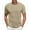 03#Khaki, variant on Mens Breathable Cool T-Shirts Short Sleeve Crew Neck Soft Fitted Elastic Tees Fresh Classic Tshirts Daily Wear Camel 2XL