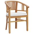 thumbnail image 2 of vidaXL 7 Piece Garden Dining Set Solid Wood Teak, 2 of 5