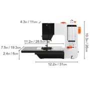 KFFKFF Sewing Machines, 38 Built-in Stitches Mini Portable Sewing Machine with Dual Speed, Reverse Sewing, Wide Table, Light, Easy to Use