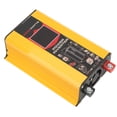 thumbnail image 4 of Adaptador de 12 V a 110 V con doble puerto USB, onda sinusoidal modificada para vehículos recreativos, camiones y automóviles - Inversor de corriente para automóvil con pantalla LCD amarilla, 4 of 8