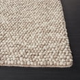 thumbnail image 3 of SAFAVIEH Natura Feride Solid Braided Wool Runner Rug, Beige, 2' x 14', 3 of 11