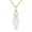 White Crystal, variant on 10pcs Wrapped Natural Stone Hexagonal Gold Bullet Shape Quartz Pendant Necklace-White Crystal