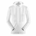 thumbnail image 3 of Dianli Gifts Ultra Thin Hollow Out Mesh Sunscreen Jacket, Breathable Zip Pocket Long Sleeve Coat, Quick Dry Fashion Outdoor Fishing Casual Outwear for Men White XXXL, 3 of 8