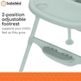 thumbnail image 5 of Babideal Lightweight Baby High Chair with Tray & Harness – Soft Sage, Portable Highchair and Easy-Clean Feeding Chair, 5 of 12