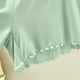 thumbnail image 4 of Pantalones de dormir de color liso para mujer, finos, informales, de cinco cuartos, para el hogar, pijama, 4 of 4