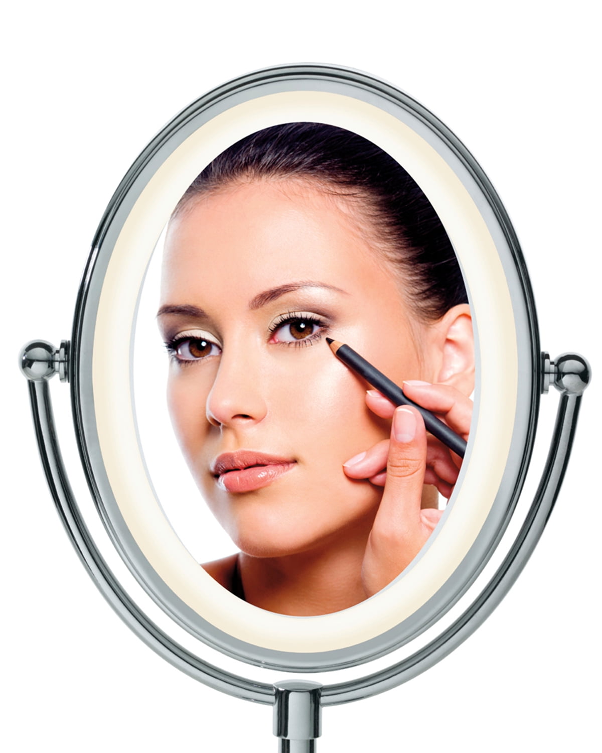 True Glow 1x/7x LED Lighted Makeup, Lighted Mirror