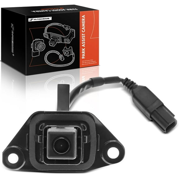 A-Premium Park Assist Camera Rear View Backup Reverse Camera Compatible with Select Toyota Models - 2010 2011 2012 2013 Highlander - Replace# 8679048130