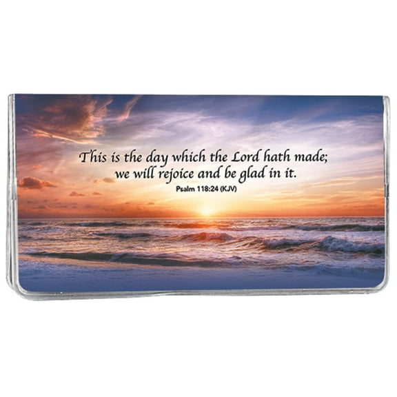 2 Yr Planner Sunset Psalm 118 - Pocket Sized Calendar Ideal for Purses, Briefcases, or Backpacks – 6 ¾ inches x 3 5/8 inches
