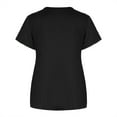 thumbnail image 5 of OAVQHLG3B Women's Plus Size Short & Long Sleeve Tunic Tops Scoop Neck Loose T Shirt Blouse for Leggings, 5 of 7