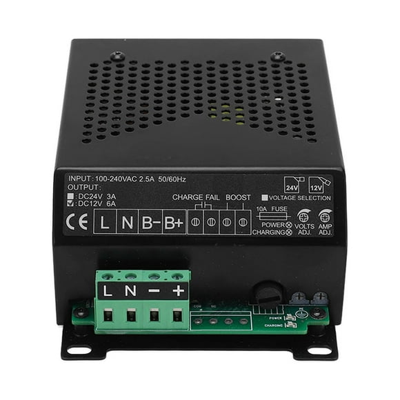 LBC1206 AC100‑240V Diesel Generator Lead Acid Battery Charger with Overcharge Short Circuit Protection Sharkdo