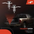thumbnail image 6 of A-Premium Tailgate Rebuild Kit Compatible with Chevrolet & GMC Models - C1500, C2500, C3500, K1500, K2500, K3500, Rear Tailgate Parts Metal Handle Bezel Latch Cable Hinge Bolts (Pack of 27), 6 of 6