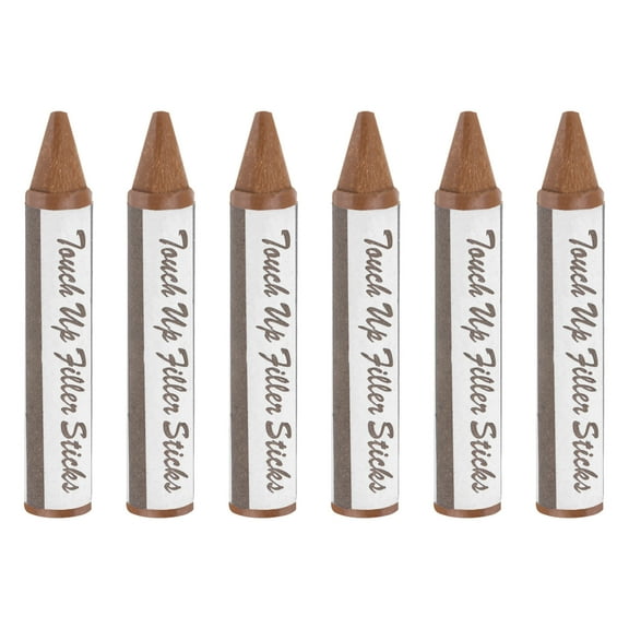 Marcadores de muebles Uxcell, barras de relleno de cera para retoques, crayones de reparación de roble