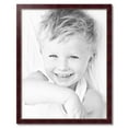 thumbnail image 2 of ArtToFrames 25" x 32" Cherry Stain with Gold Beads Picture Frame, 25x32 inch Red Wood Poster Frame (WOM-4140), 2 of 7