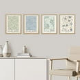 thumbnail image 3 of PixonSign Framed Wall Art William Morris Blue & Green Floral Pattern Prints, Set of 4 Nature Flowers Fine Arts, Country/Farmhouse Wall Décor, Vintage Posters for Home Decor -, 3 of 5