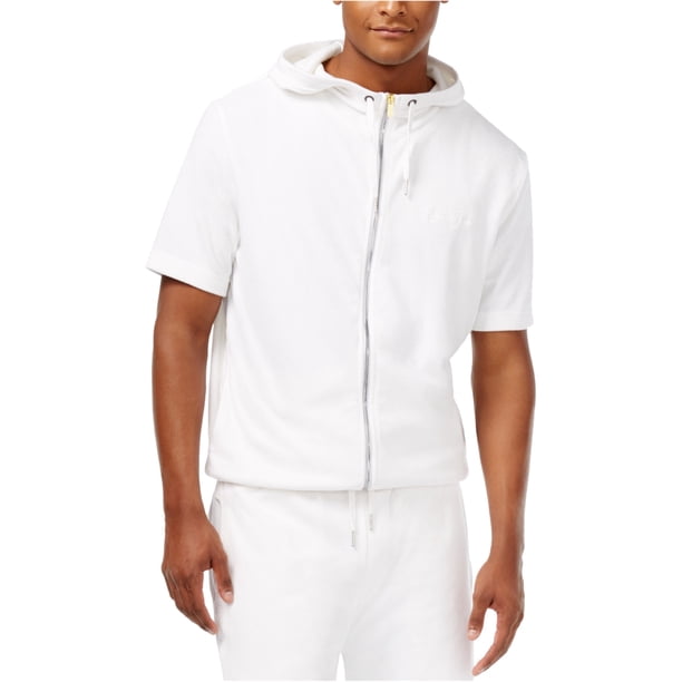 Sudadera con Capucha de Manga Corta Sean John Blanco XX-Large