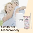 thumbnail image 5 of Valentines Day Gifts for Him Her - Stainless Steel Tumbler 20oz Gifts for Wife - Birthday Gift for Husband & Anniversary for Him - Wife Birthday Gift Ideas - Gift for Girlfriend Boyfriend, 5 of 6