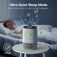 thumbnail image 6 of KLOUDIC Air Purifier for Home Bedroom, Hepa 3-in-1 Filter Cleaner with Aromatherapy Function for Better Sleep, Smoke, Pet Dander, Odor, Dust, Office, White, 6 of 7