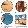 thumbnail image 3 of Designart "Desert Wanderer Camel I" Animals Wall Decor, 3 of 5