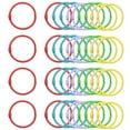thumbnail image 1 of Uxcell 40 piezas Anillos de Carpeta de 1.5 pulgadas Anillos de Metal para Hojas Sueltas Anillos Coloridos para Hojas Sueltas, 1 of 6