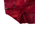 thumbnail image 2 of Womens Sexy Lace Underwear Cotton Crotch Panties High Waisted Floral Lace Brief Tulle Underpants, 2 of 6