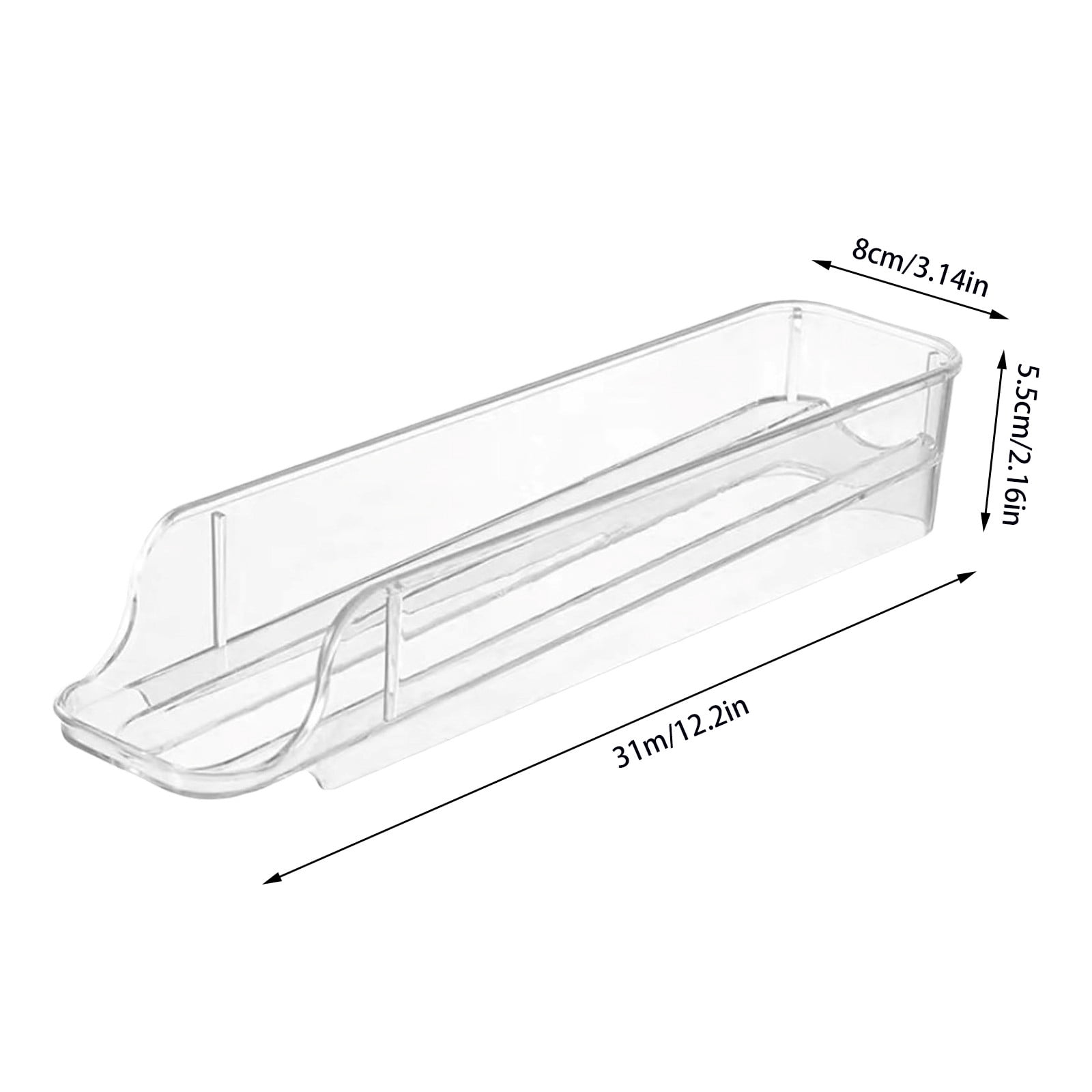 Refrigerator Egg Rack 2/3 Layer Egg Tray Stackable Egg Dispenser Automatic Rolling Transparent Plastic Refrigerator Egg Storage Box And Covered Storage Box Refrigerator Egg Stor High-quality