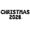 Black, variant on Letter Balloons - CHRISTMAS 2028 16" Inch Alphabet Letters Foil Mylar Balloon Christmas Party Banner (Silver)