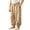 Khaki, variant on Kids Boys Joggers, Soft Comfort Elastic Waist with Pockets Fall Cotton Cute Pants Gray 1