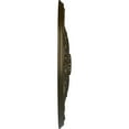 thumbnail image 4 of Ekena Millwork 27 1/8"OD x 2 5/8"P Artis Ceiling Medallion, Hand-Painted Green Gold, 4 of 5