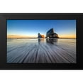 thumbnail image 2 of Zhu, Hua 24x17 Black Modern Framed Museum Art Print Titled - Wharariki Beach, 2 of 5