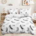 thumbnail image 1 of Hosima 3-piece 3D Digital Printing Duvet Cover Full Size Multi Element Pattern Children's and Adult Bedding Series,DKX30-Queen, 1 of 7