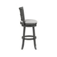 thumbnail image 5 of New Classic Furniture Gia 29" Wood & Fabric Swivel Bar Stool in Gray, 5 of 6