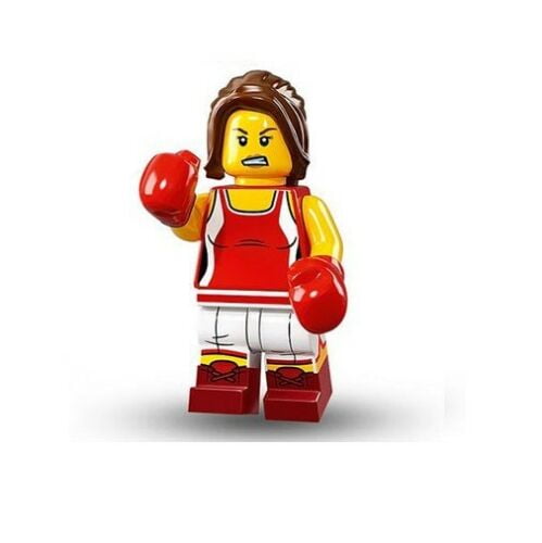 Lego71013 series 16 KICKBOXER Kick Boxer Girl Lady Minifigures City Town New! 