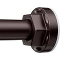thumbnail image 1 of Tringle de Rideau de Douche 27-79 Pouces, Tringle de Douche à Tension Réglable Sans Perçage, Antidérapante, Tringle à Rideau à Tension à Ressort pour Fenêtres de Salle de Bain Cuisine Garde-Robe - Brun, 1 of 8