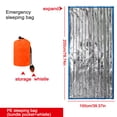 thumbnail image 2 of Emergency Sleeping Bag Thermal Mylar Bivy Sack for Survival, Portable Waterproof Heat Reflective Shelter, Lightweight Camping Gear for Outdoor Use, 2 of 2