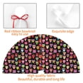 thumbnail image 4 of Yiaed Colourfull Owl Print Christmas Tree Skirt , Tree SkirtsTree Mat for Christmas Winter Holiday Indoor Decorations-36", 4 of 7