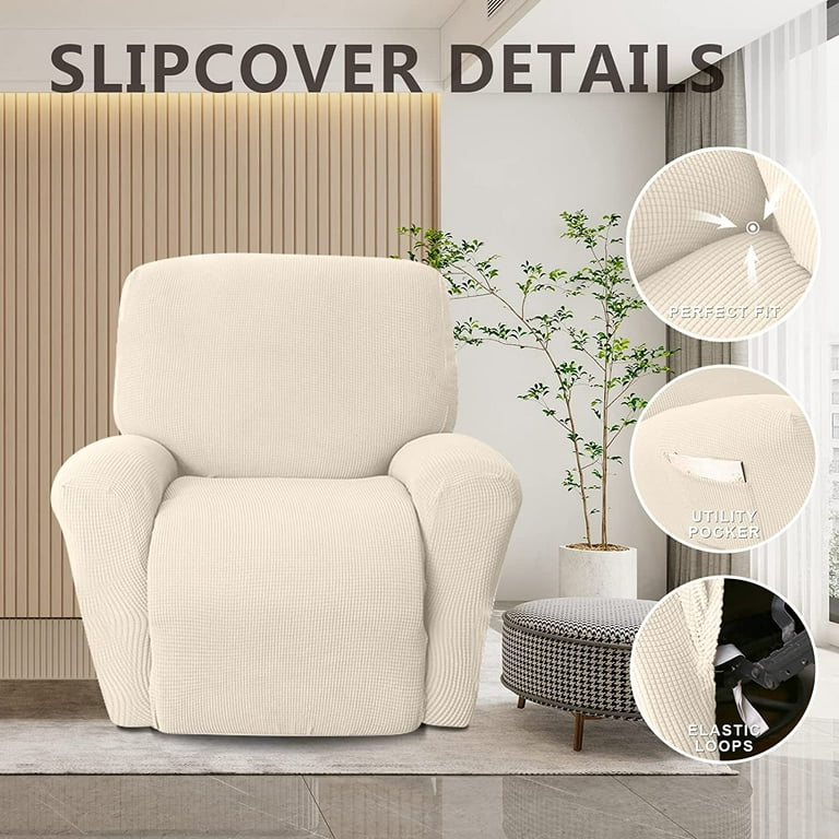Multi-Purpose Recliner Cushion – 100% Polyester Velour Recliner Pad Cover –  Head & Neck Support, Lower Back Support or Lumbar Support Cushion