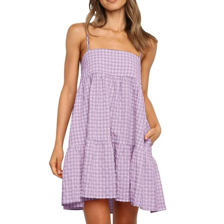 navy blue dress for baby girl Women Dresses Round Neck Loose Frill Sleeve Midi Dress Plain Striped Ruched  Tiered Womens A line Dresses Flowy Casual Ladies Beach Holiday Dresses(Orange,XL)  : Amazon.co.uk: Fashion main image 1