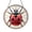 Acrylic 3.5 Inch, variant on Ladybug Stained Glass Style Suncatcher Window Hanging Decor, Cute Red Ladybug Decorative Glass Panel Art for Garden Window Decoration, Spring Nature Insect Ornament for Home Window Decor
