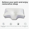 thumbnail image 4 of Neck Pillow Hospitality Collection, Cervical Neck Pillow for Neck Pain Relief, Support Your Head, Neck, Pine, Shoulders, Proper Alignment Ergonomic Pillows, 4 of 7